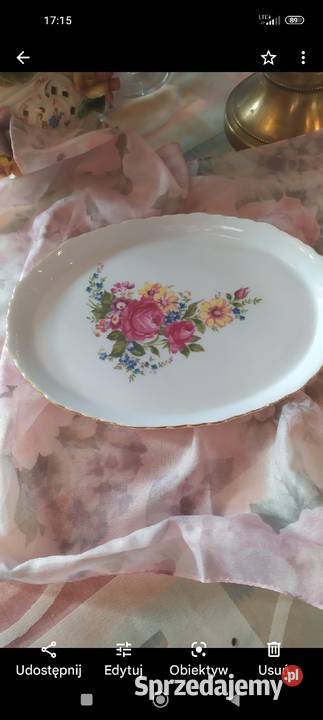 Stara patera Stok on trent porcelana Anglia biel Porcelana i szkło Wrocław