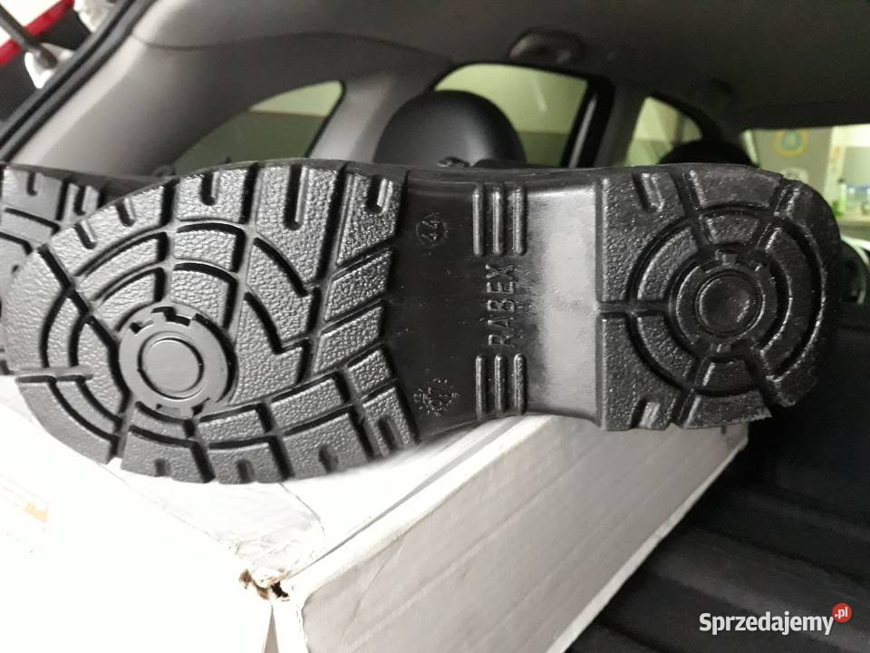 Buty robocze NOWE trzewiki czarne oryginalne skóra ekologiczna Przemyśl