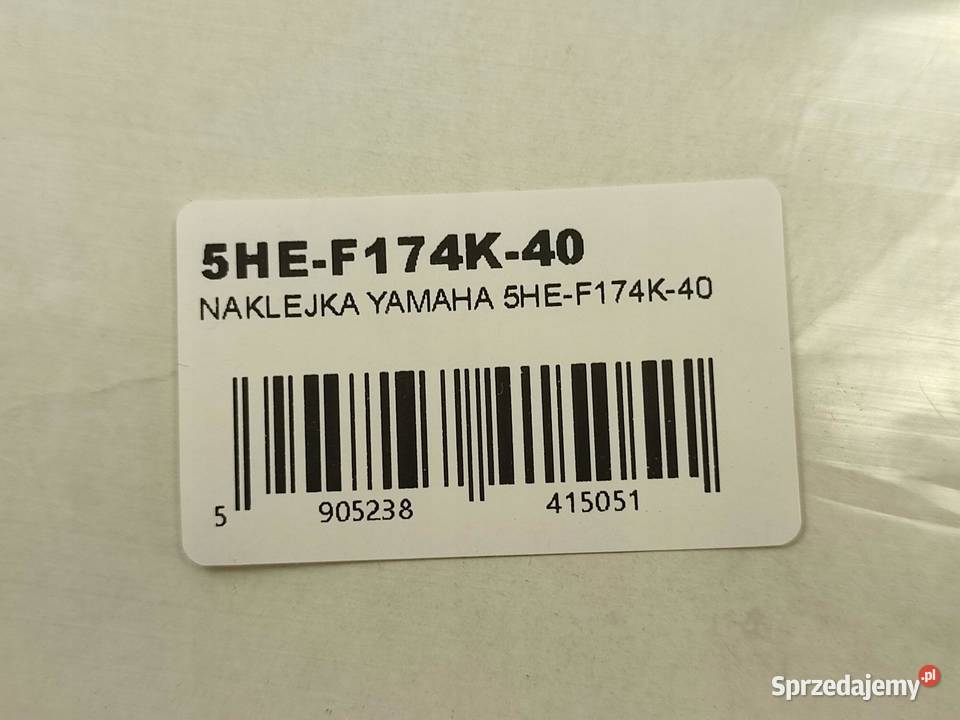 NAKLEJKA NA PRAWY BOCZEK YAMAHA YQ 50L AEROX