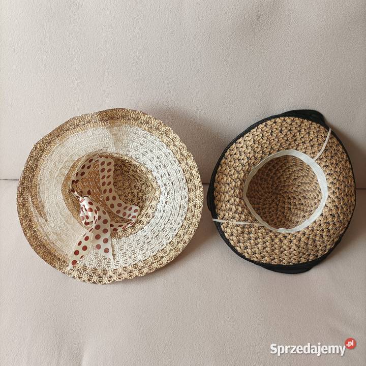 Kapelusze damskie retro 2 sztuki kolorowy Stronie Śląskie