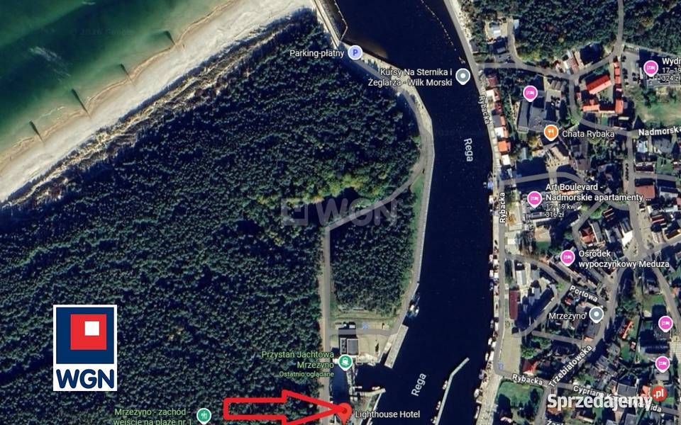 Apartament studio 3003 m2 samym porcie jachtowym 3 piętra i więcej Mrzeżyno