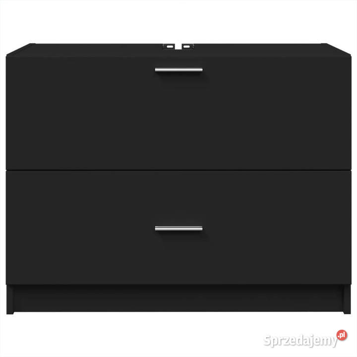 Szafka pod umywalkę czarna 78x37x59 WM848116 Warszawa