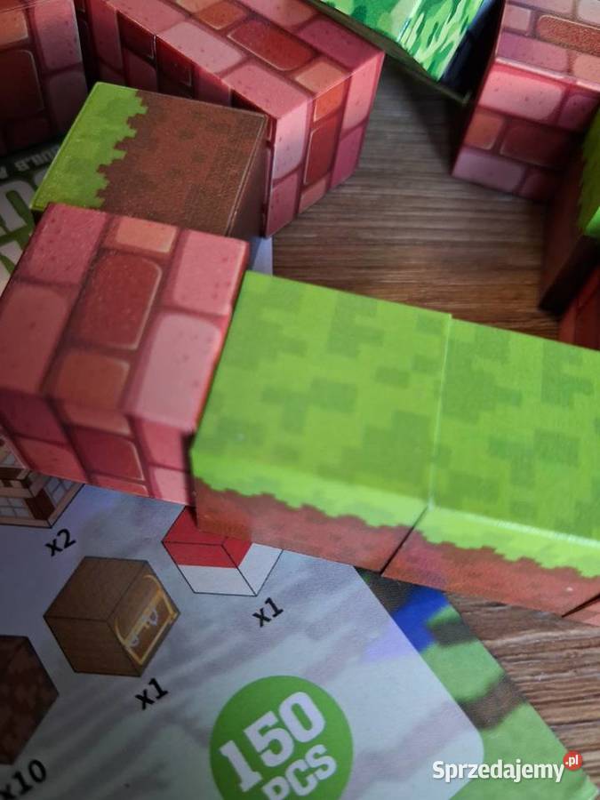 Minecraft klocki magnetyczne 150 Nowe Lublin
