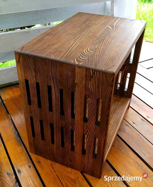 Ława drewniana stolik kawowy ławakostka 30cm Radków