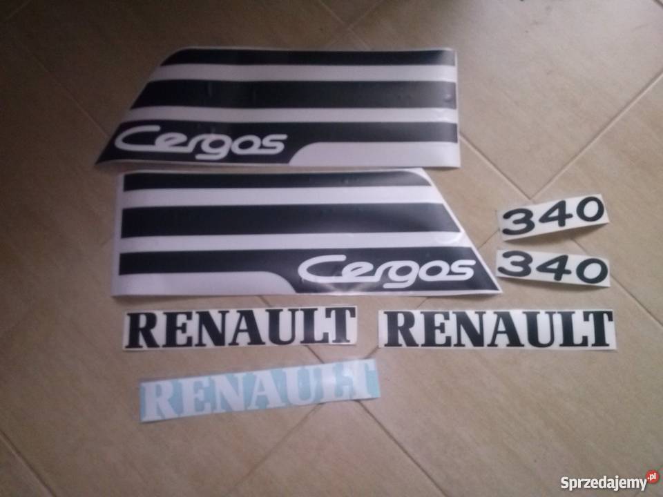 Naklejki Renault Ares 640 RZ Ergos Temis Cergos Wola Wiewiecka