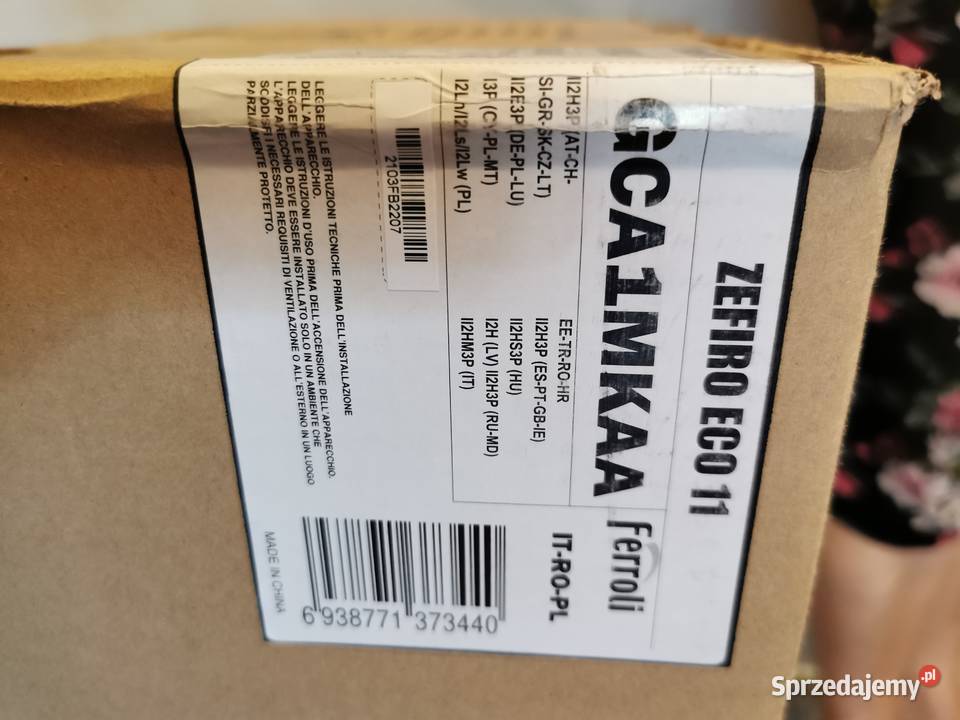Podgrzewacz wody gazowy Ferroli Zefiro Eco11 Kotły i Piece CO kujawsko-pomorskie Bydgoszcz