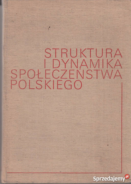 02621 STRUKTURA I DYNAMIKA SPOŁECZEŃSTWA małopolskie Czyrna sprzedam