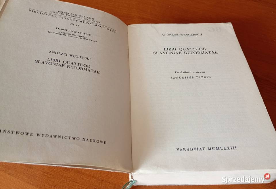 Libri quattuor slavoniae reformatae Slavonia Gdańsk