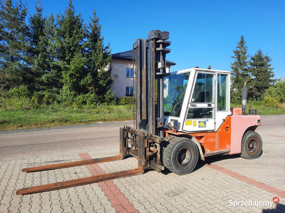 Wózek widłowy DANTRUCK 8009 8 ton 5 m długie Mława
