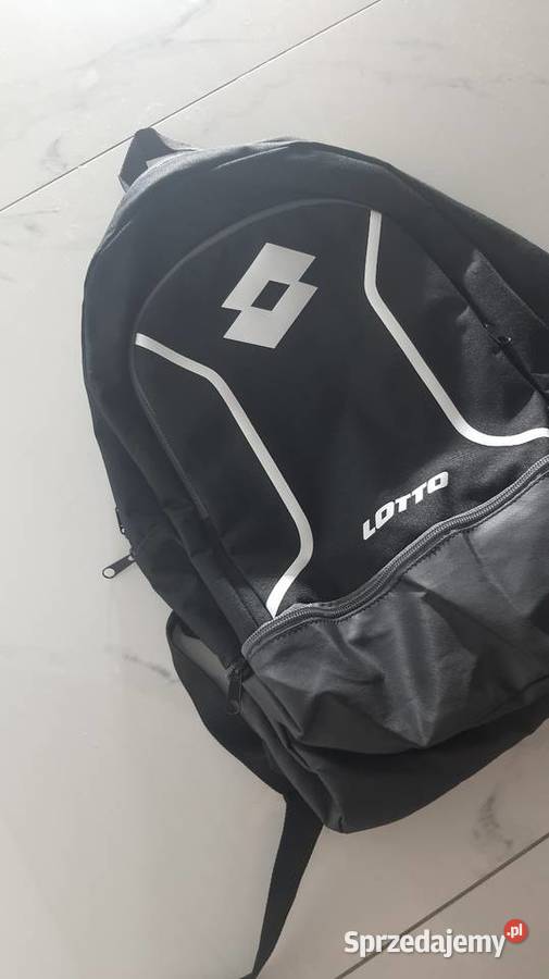 Czarny plecak lotto Suwałki