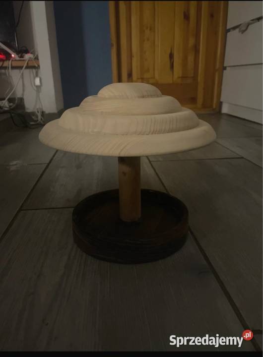 Karmnik ptaków w kształcie grzyba własnoręcznie dolnośląskie Jelenia Góra