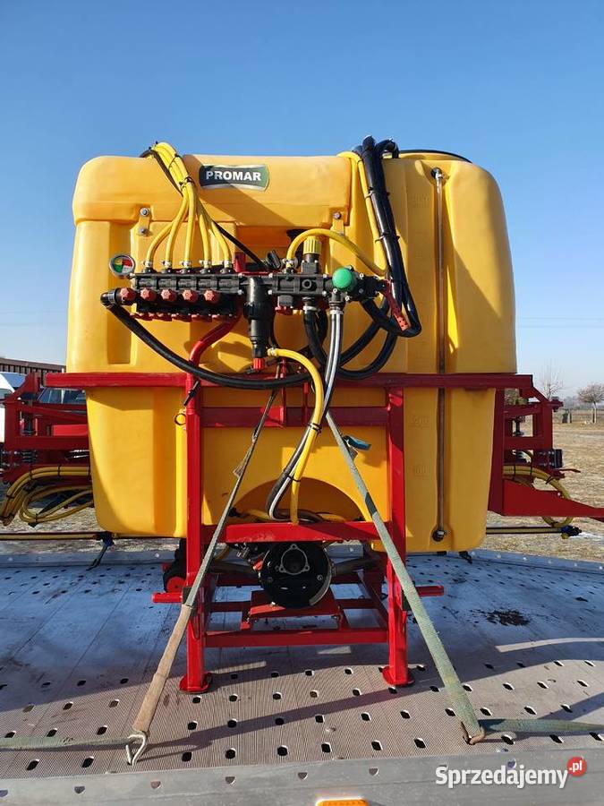 Opryskiwacz 800 lit 15 m Nowy Promar Biardzki nieuszkodzony Zawieszane wielkopolskie Słupca