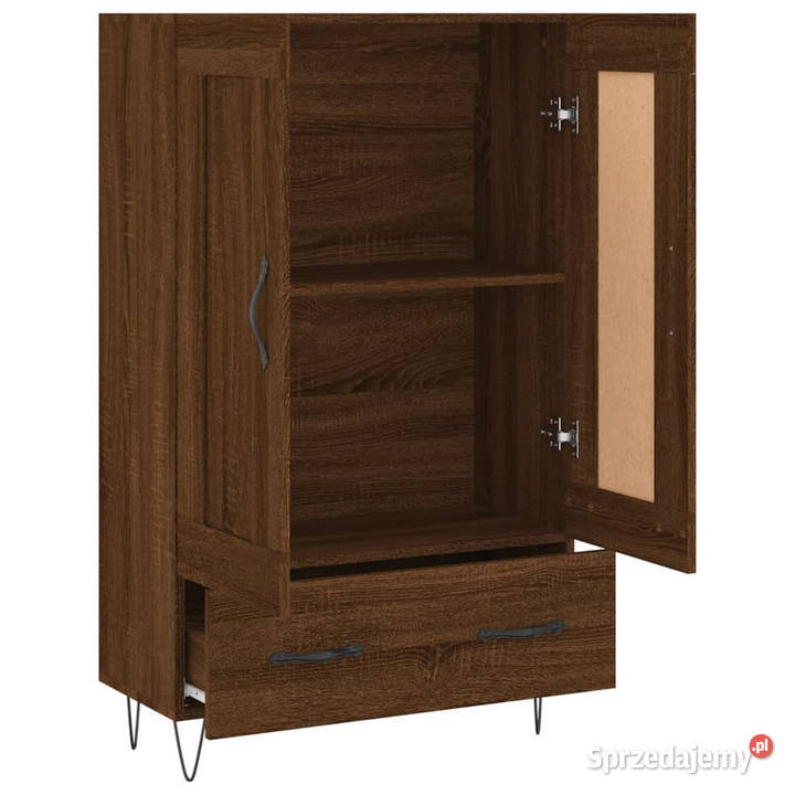 Wysoka szafka brązowy dąb 695x31x115 WM830323 Szafki Warszawa
