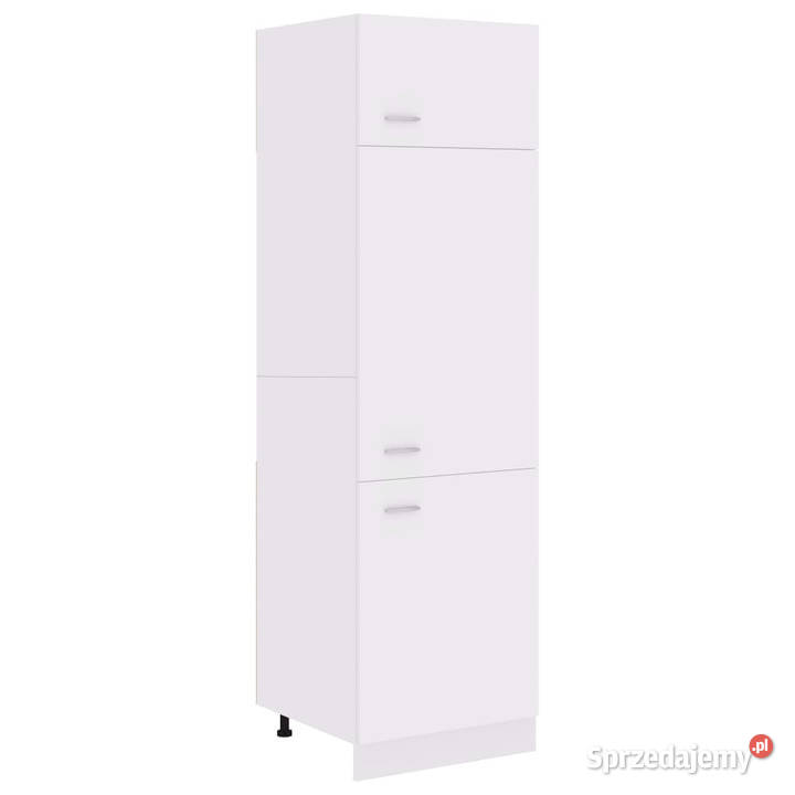Szafka na lodówkę biała 60x57x207 materiał Warszawa