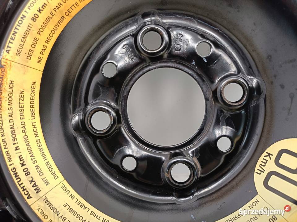 KOŁO DOJAZDOWE Fiat Panda 13580 B13 R13 4x98 Chełm