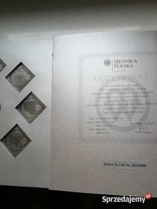 Polska zestaw 8 klip Jan Paweł Pamiętne dni Poznań