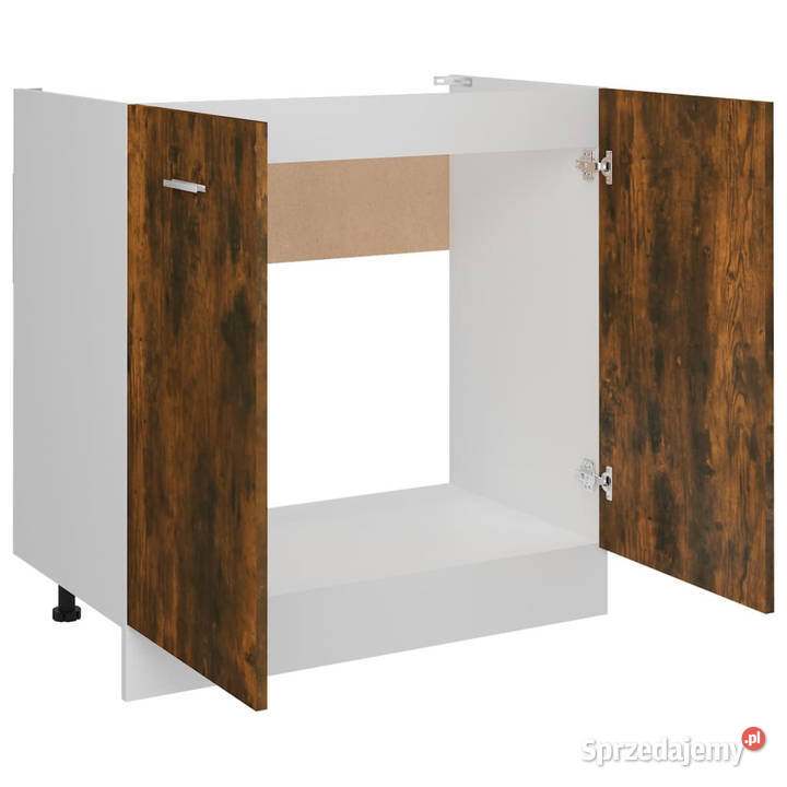 Szafka pod zlewozmywak przydymiony dąb 80x46x815 Kuchenne mazowieckie Warszawa