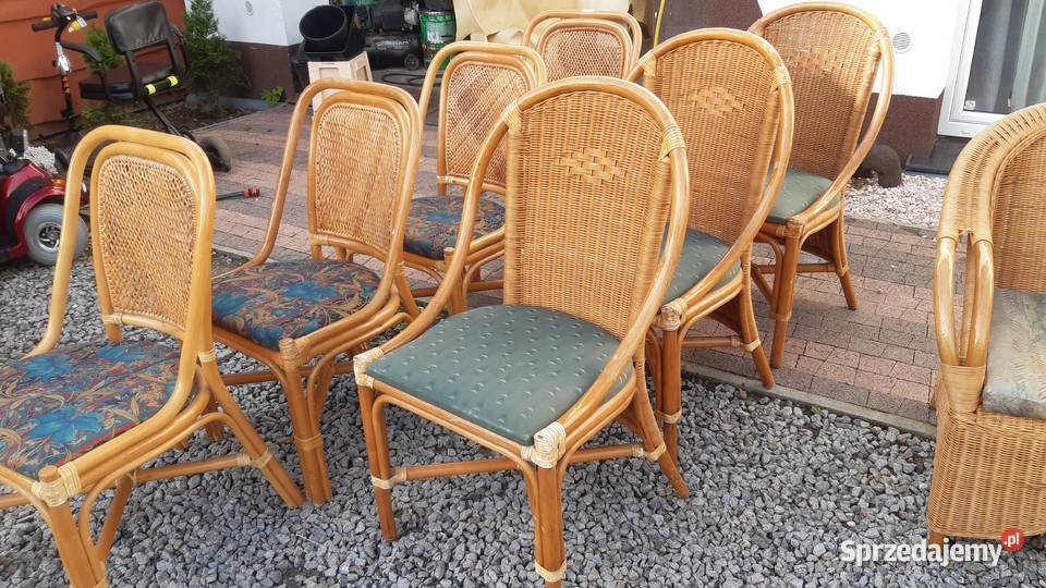 różne fotele rattanowe Milicz