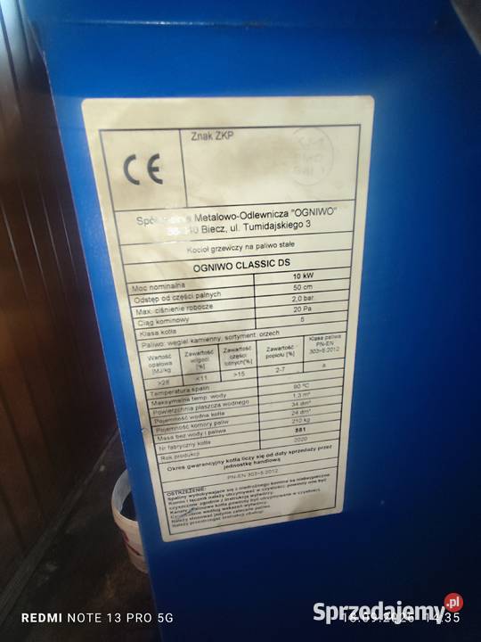 Piec kocioł 10 kw Dębica