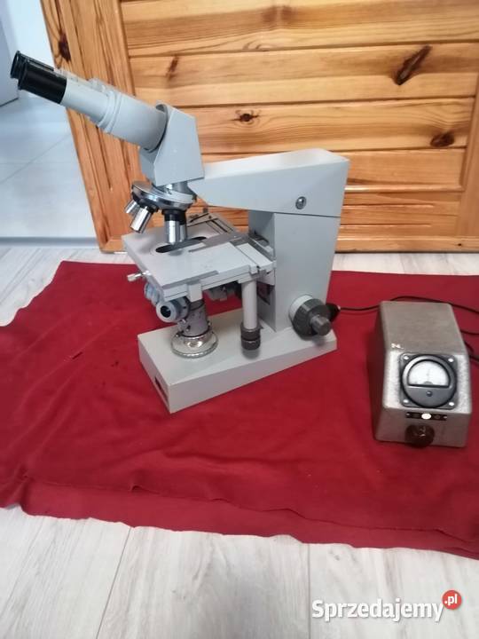 Mikroskop Carl Zeiss Jena Kondensor ciemne pole Piła sprzedam