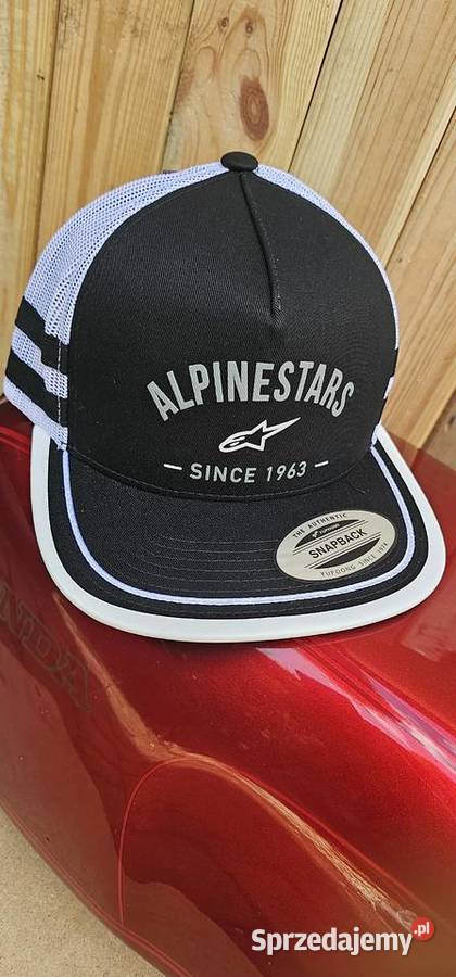 Alpinestars Backline Trucker Hat BlackWhiteGrey Nakrycia głowy Piła