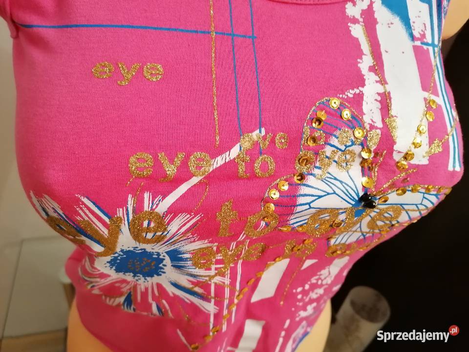 NOWY DAMSKI RÓŻOWY TOP R UNIWERSALNY różowy łódzkie Łódź