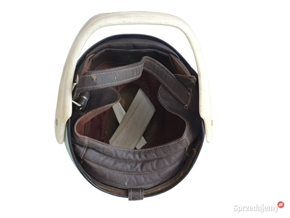 Stary kask orzeszek motocyklowy Czechosłowacja Cieszyn
