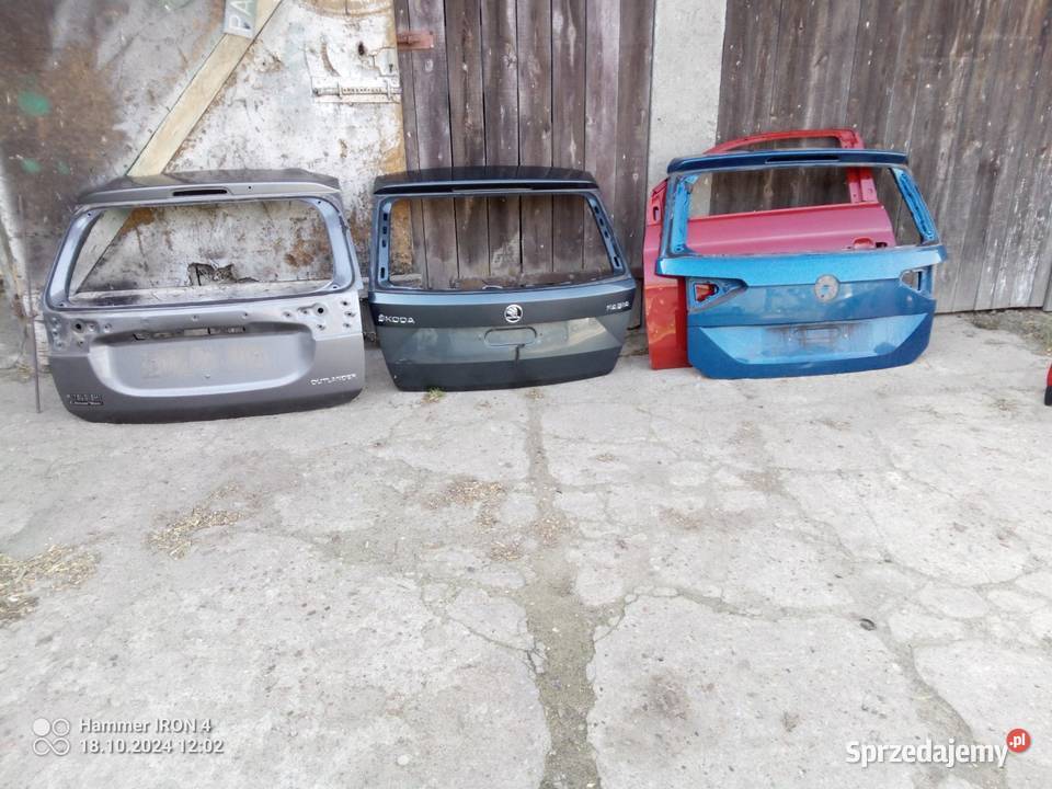 Sprzedam klapę tył VW Touran osobowe Dobrzyniewo