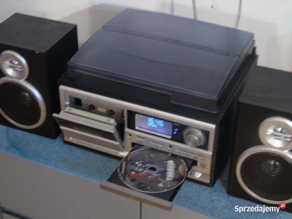 Gramofon z radiem RDS DAB CD USB mp3 i mag i kol Jasło