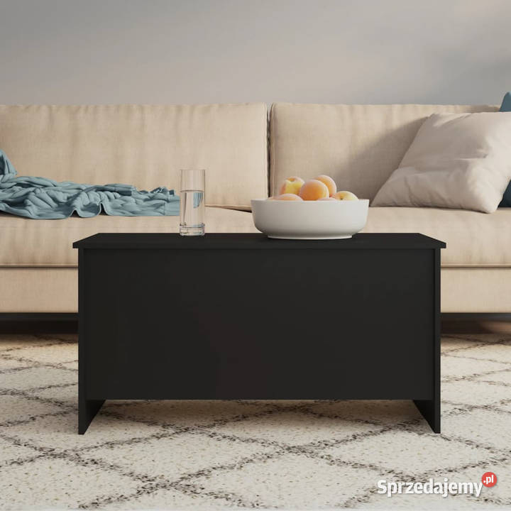 Stolik kawowy czarny 102x555x525 WM809666 mazowieckie Warszawa