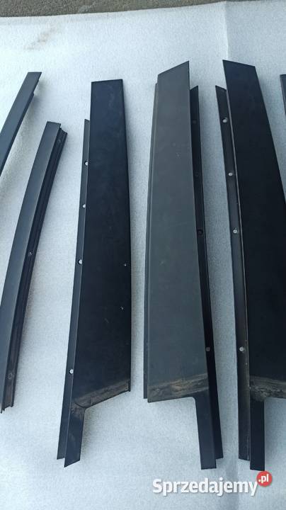 Listwy drzwi szyb Bmw e46 Czarne MAT Matowe Kmpl Dębica