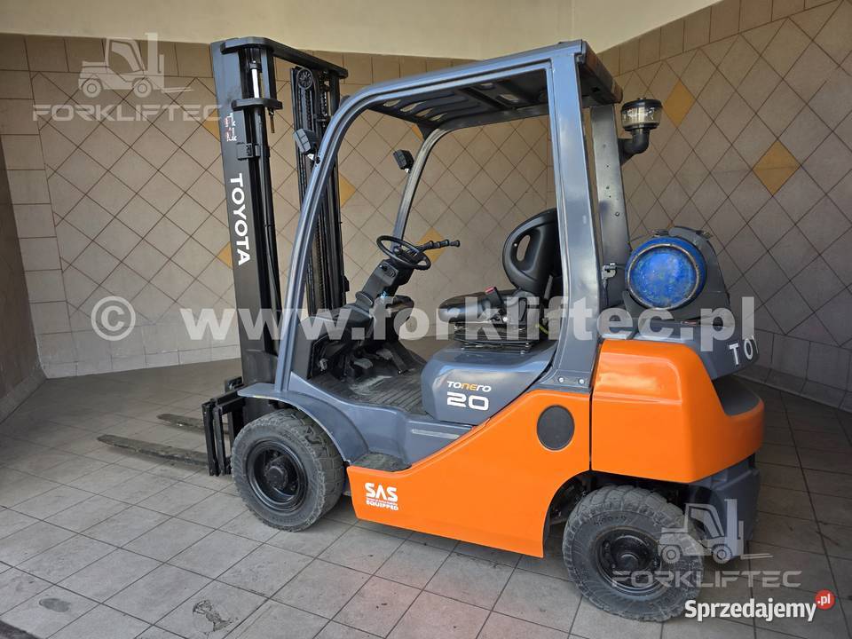 Wózek Widłowy TOYOTA 8FGF20 3700 mm TOYOTA 8FG20 Toyota Wózki widłowe