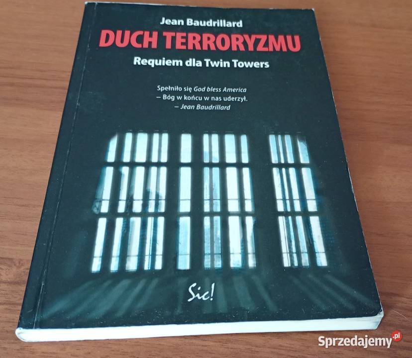 Duch terroryzmu requiem Twin Towers Jean Podręczniki Gdańsk