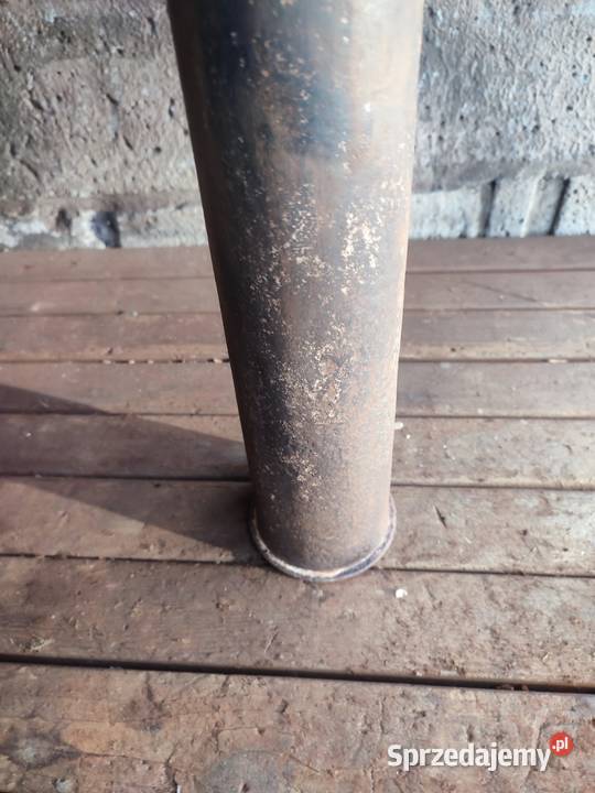 Duża łuska metalowa Pak 40 Militaria podkarpackie