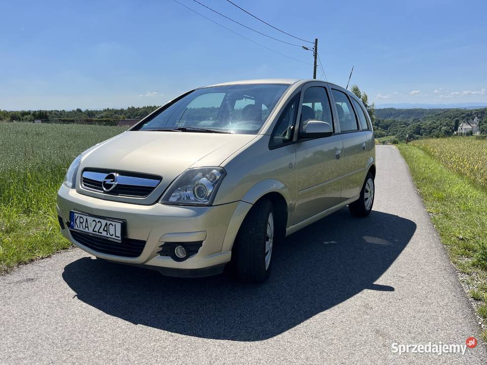 Opel meriva 16 benzyna 2009r Opłacona Rok produkcji 2009 Brzozówka