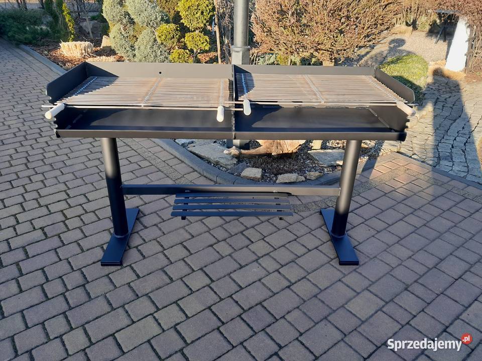 Gastronomiczny grill DWUKOMOROWY blacha 5 mm Damasławek
