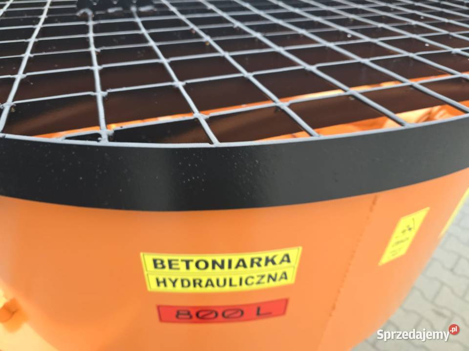 MIeszalnikBetoniarka hydrauliczna okrągła 800L Wschowa