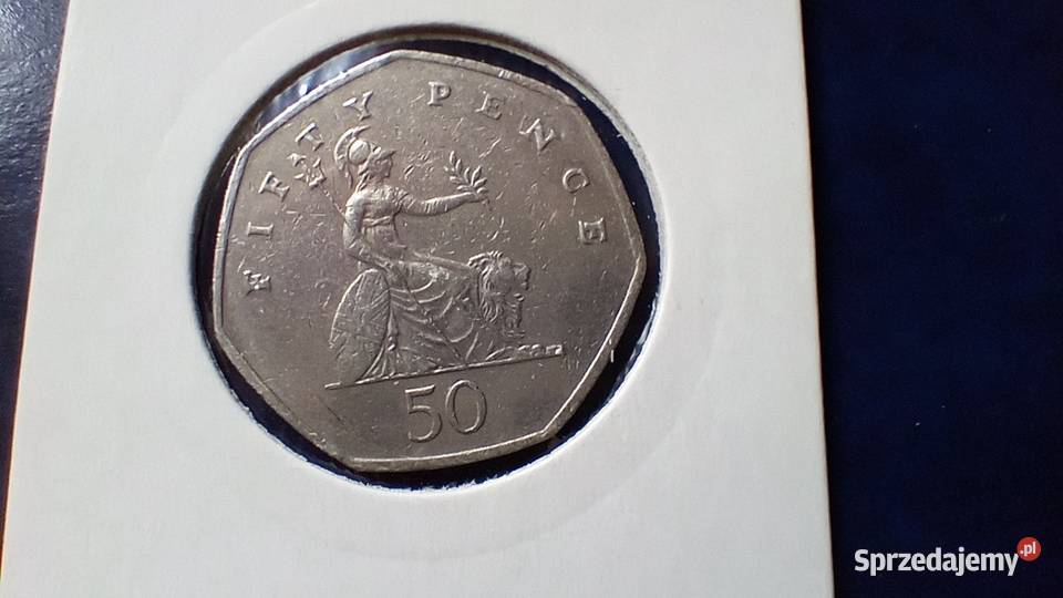 Stare monety 50 pens 1997 Wielka Brytania Lesko sprzedam
