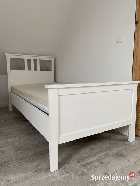 Biała rama łóżka Hemnes Ikea 90x200 Skawina