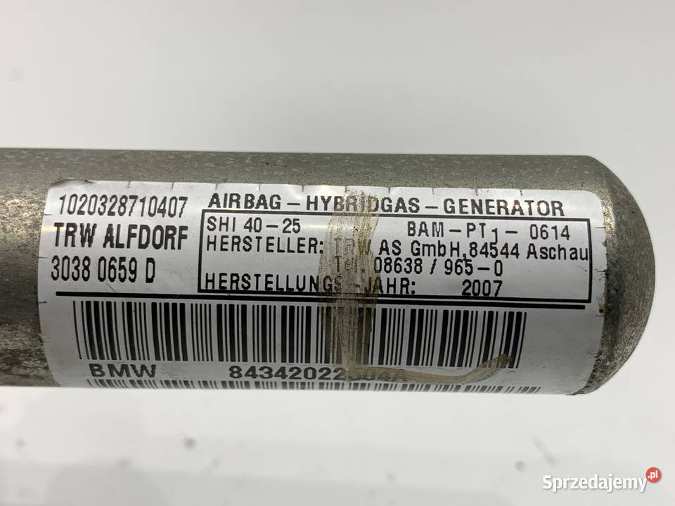 KURTYNA POWIETRZNA LEWY BMW E83 84342022504A SUV