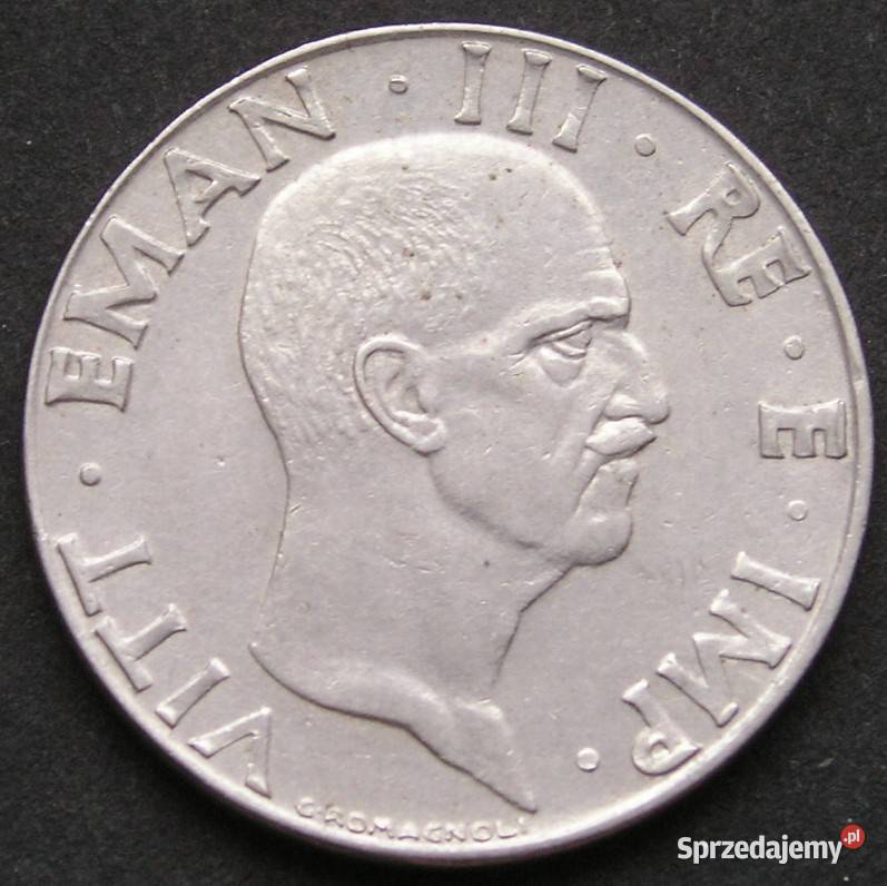 WŁOCHY 50 CENTESIMI 1940 WIKTOR EMANUEL II Łódź
