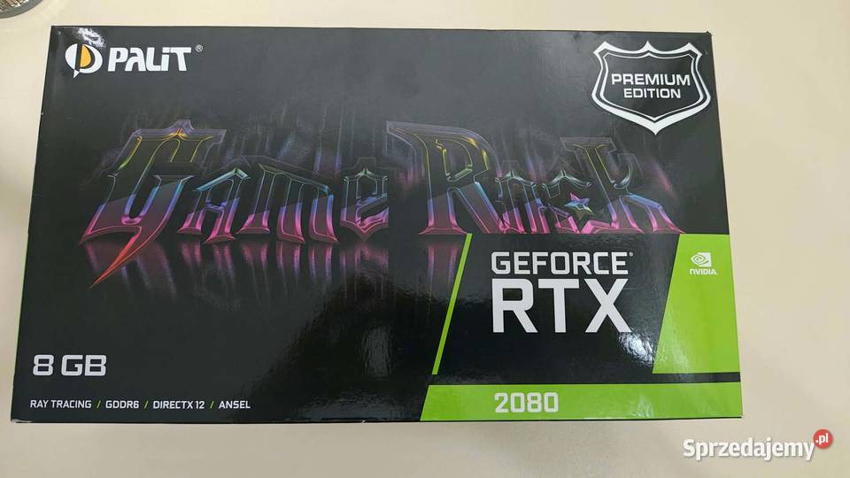 Karta Graficzna Palit rtx 2080 game rock premium Warszawa sprzedam