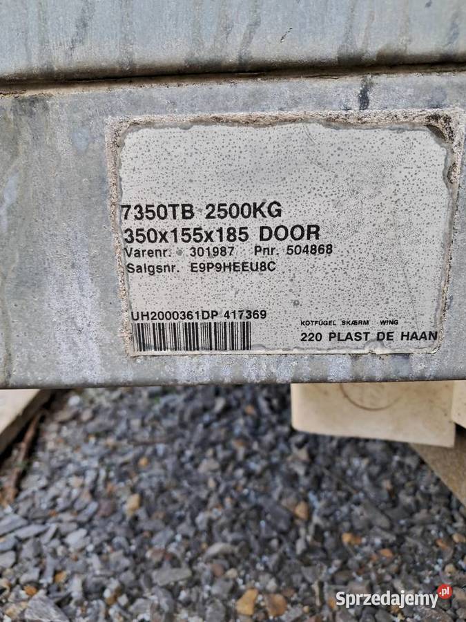 Przyczepa Brenderup 7350TB tandem Morawica sprzedam