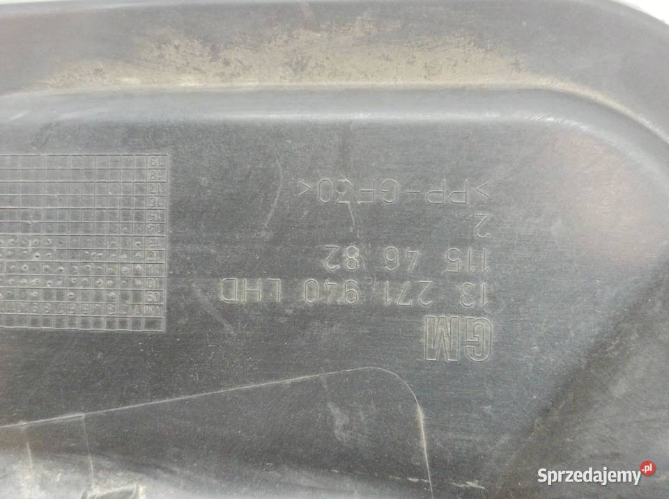 PODSZYBIE GÓRNE DOLNE KOMPLET KPL Opel Astra IV Rok produkcji 2014