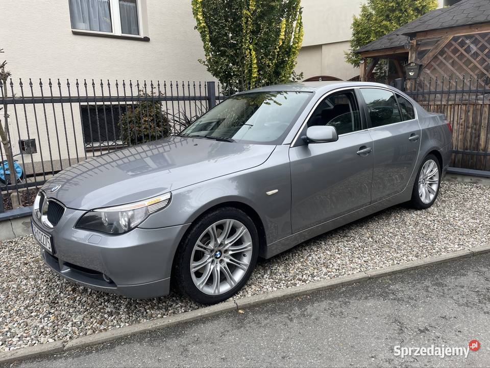 Bmw E60 525i GAZ srebrny Seria 5 małopolskie Jadowniki