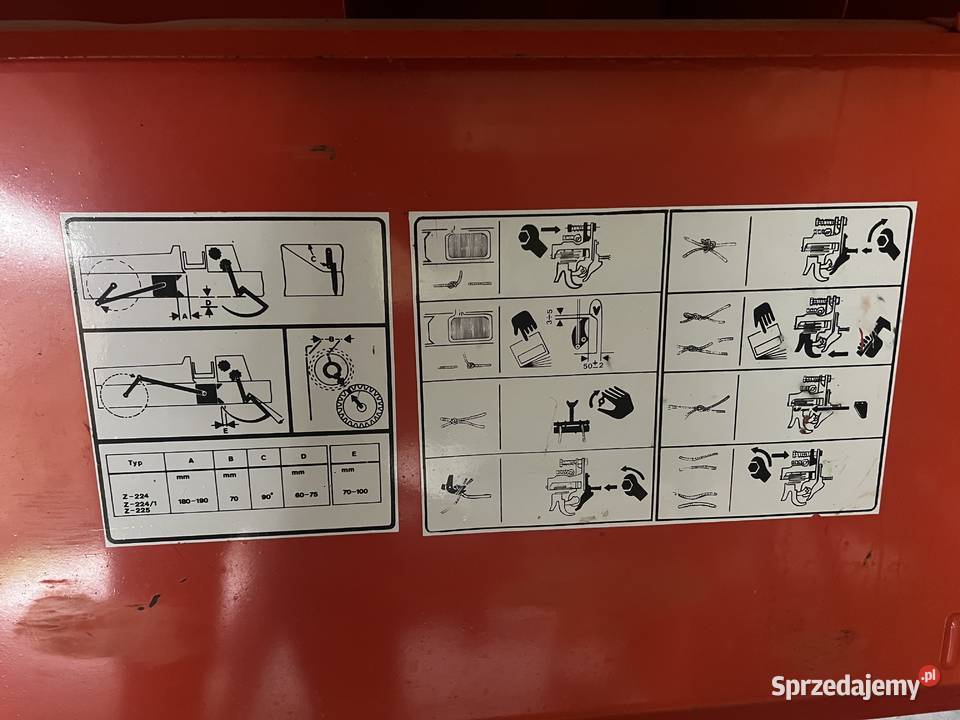 Prasa SIPMA 2241 z drabinką Kostkujące Borzechów