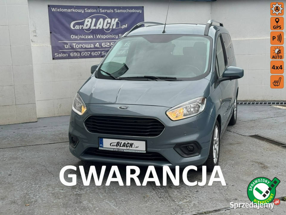 Ford Tourneo Courier Pisemna Gwarancja 12 światła przeciwmgielne Konin