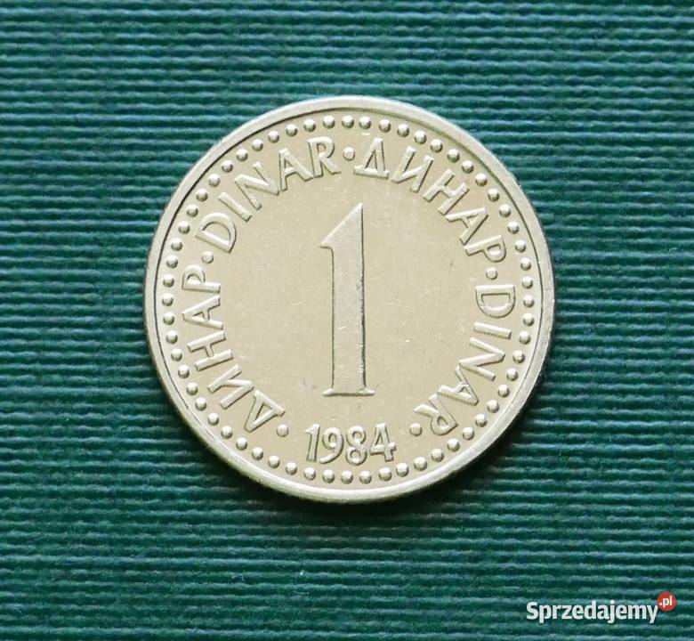 JUGOSŁAWIA 1 denar 1984r Numizmatyka śląskie Gliwice