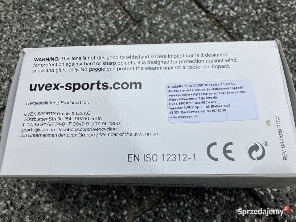 UVEX Okulary Sportstyle 802 V Vario Oryginalne Kraków