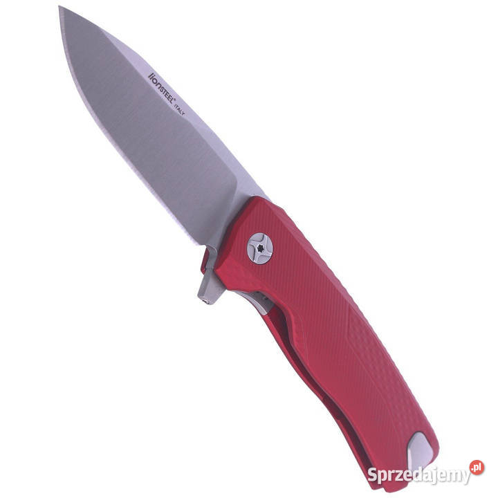 Nóż składany LionSteel Red Aluminium Satin M390 Warszawa sprzedam